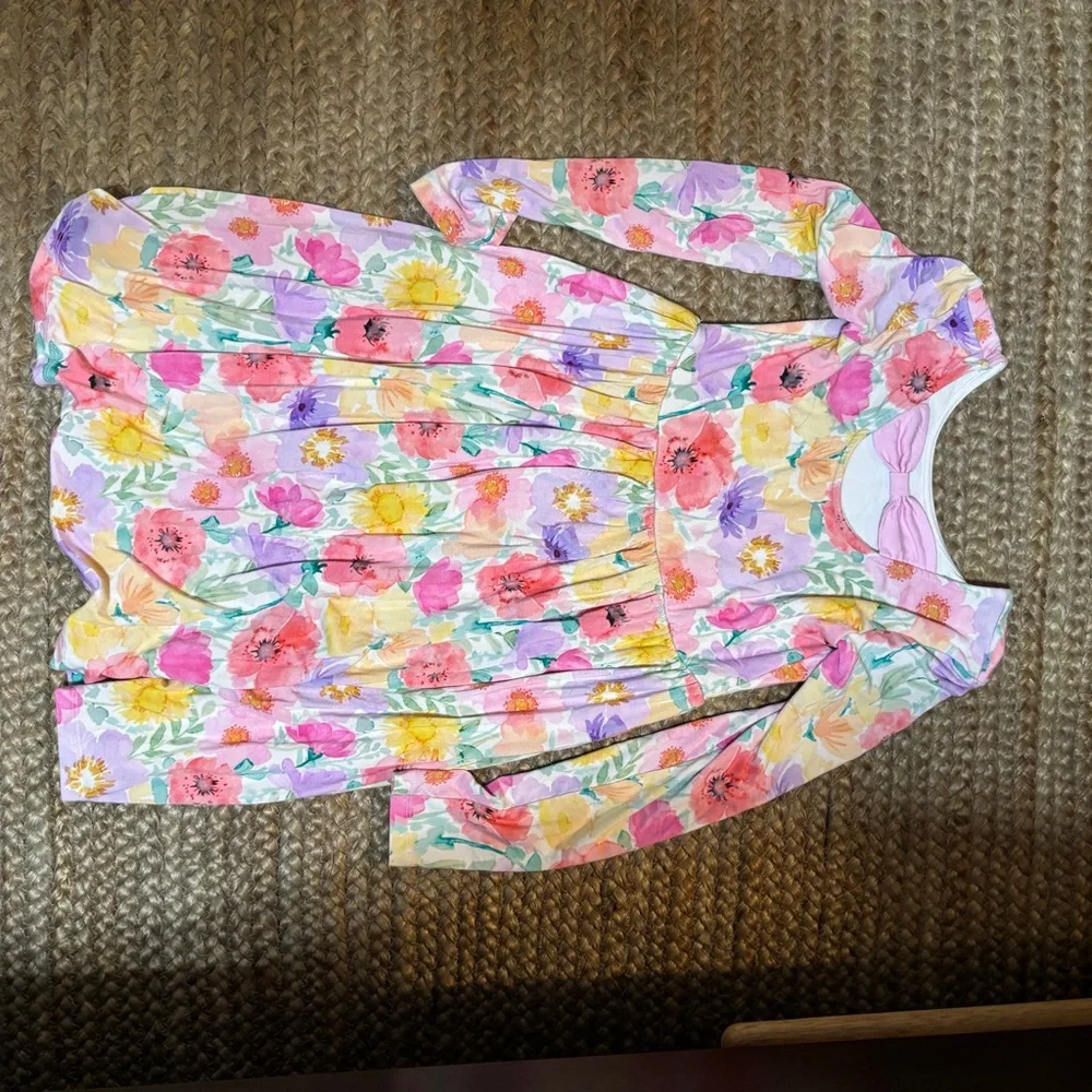 Play by Little Sleepies Floral Kids Dress size 10 - Picture 3 of 3